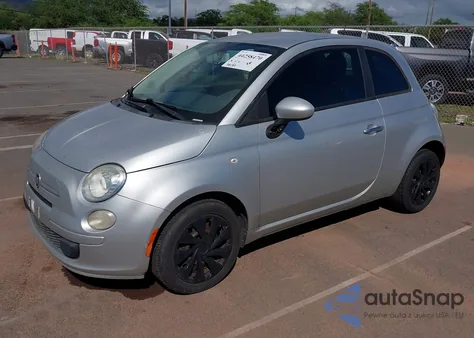 2012 Fiat 500 Pop z USA, uszkodzony, nr VIN 3C3CFFAR3CT254146